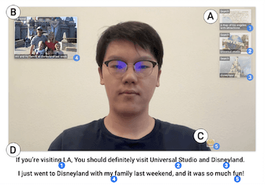 Visual Captions: Augmenting Verbal Communication with On-the-fly Visuals