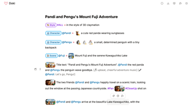 A Text-Native Interface for Generative Video Authoring